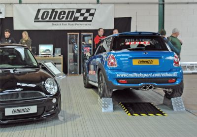 Milltek Sport R56 Mini Cooper S exhaust attracts attention at last weekend's British Mini Fair